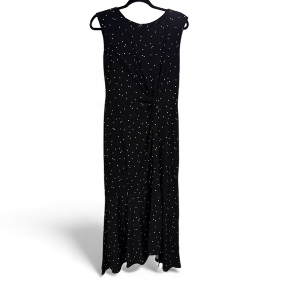 Gabby Skye Dresses & Skirts - Gabby Skye Back and White PolkaDot Maxi Dress- Size 6